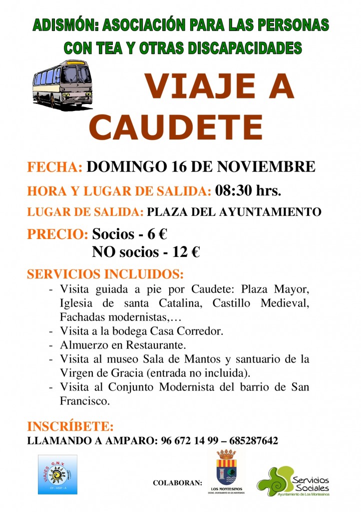 ADISMÓN organiza viaje a CAUDETE
