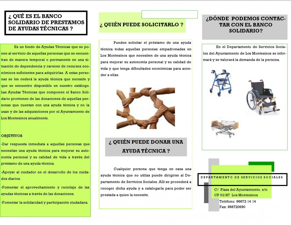 ¿Qué es el Banco Solidario de Préstamos de Ayudas Técnicas, Quién puede solicitarlo y Dónde dirigirse?