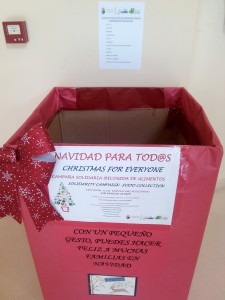Cajón solidario en el Ayuntamiento de Los Montesinos