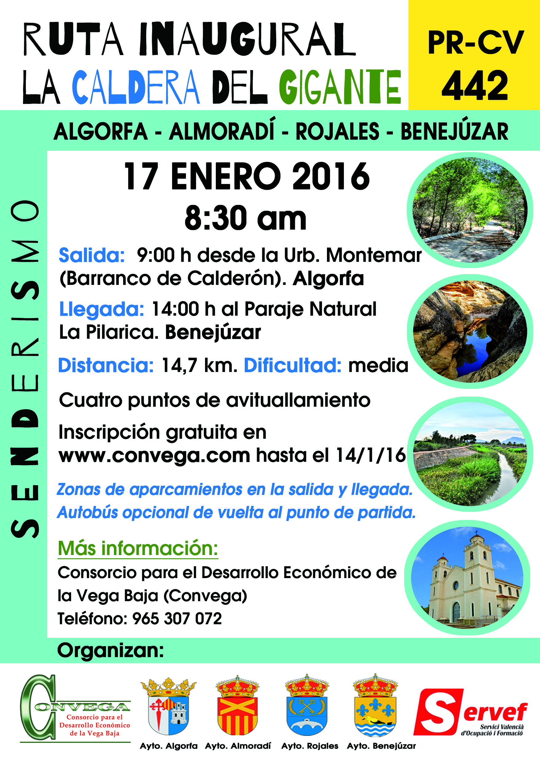 Ruta inaugural de "La Caldera del Gigante"