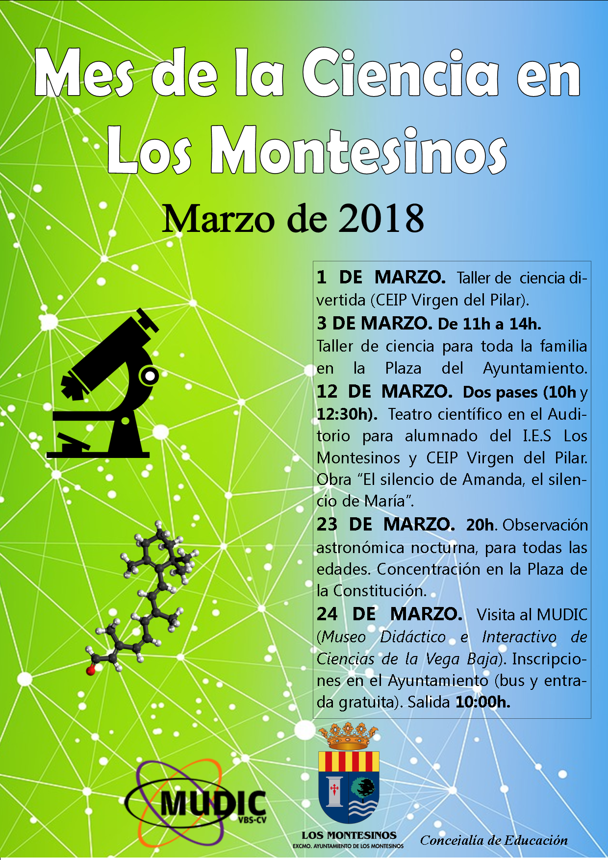 Marzo es el mes de LA CIENCIA en Los Montesinos