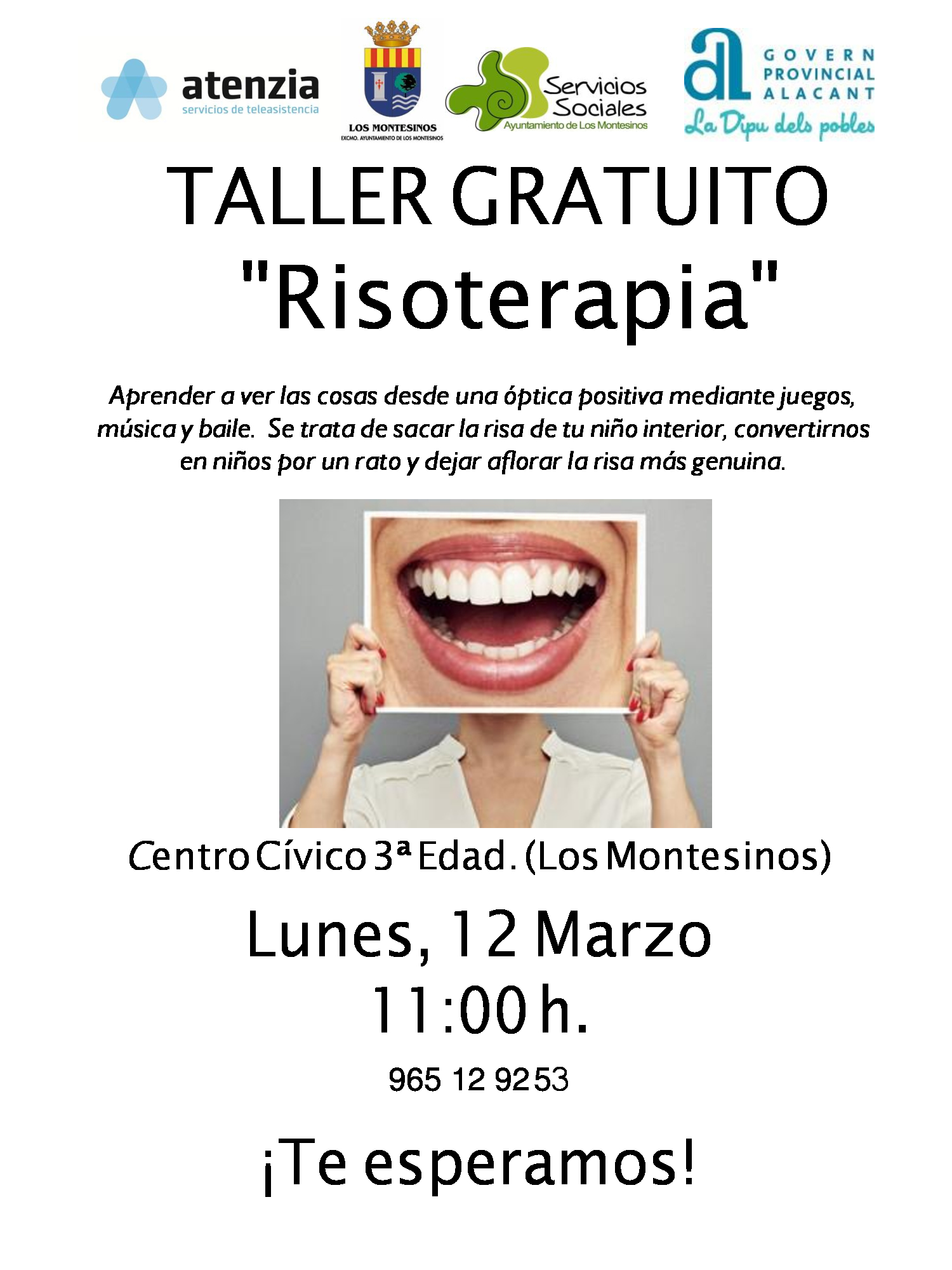 Taller Risoterapia Los Montesinos 2018