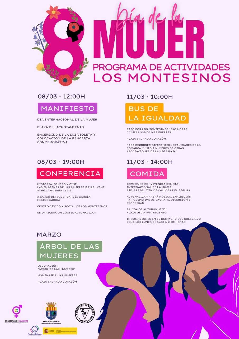 Actividades 8M-Día de la Mujer 2023, Los Montesinos