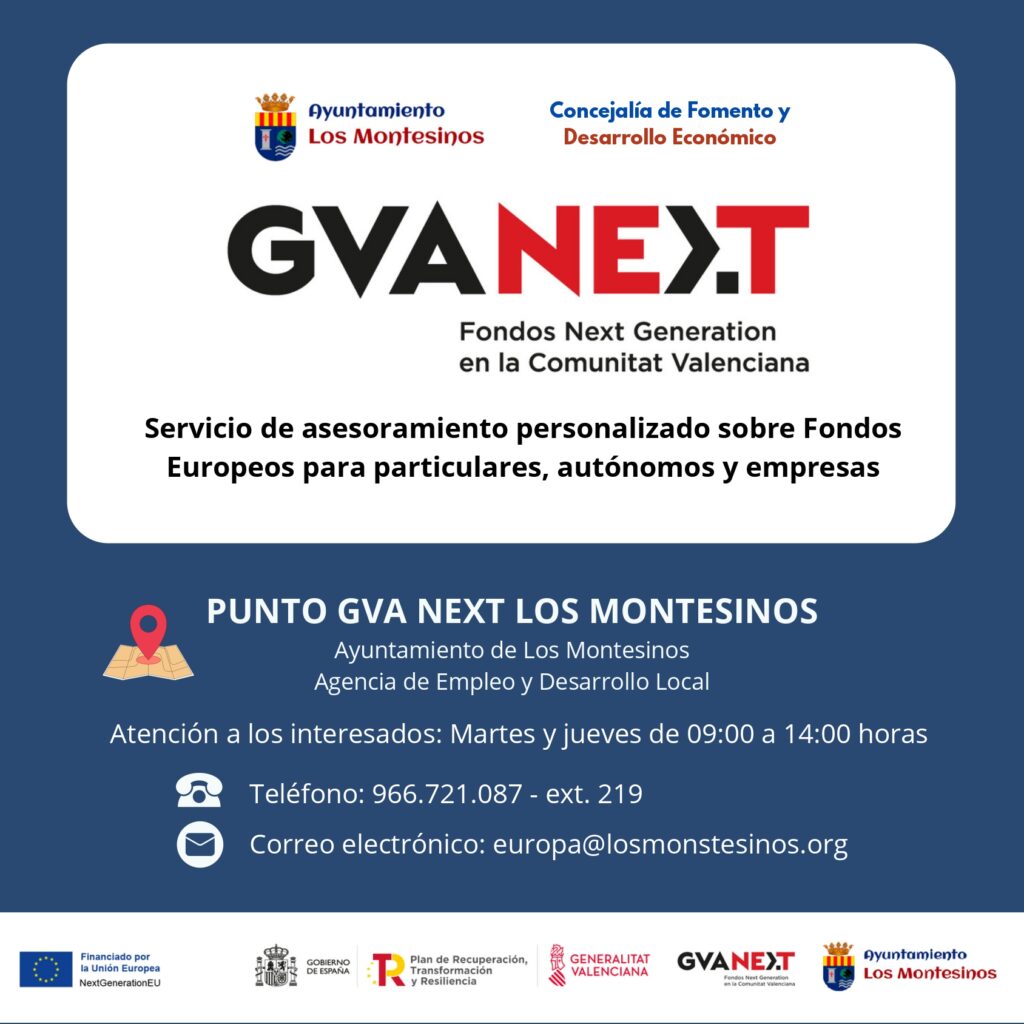 Punto GVANext Los Montesinos