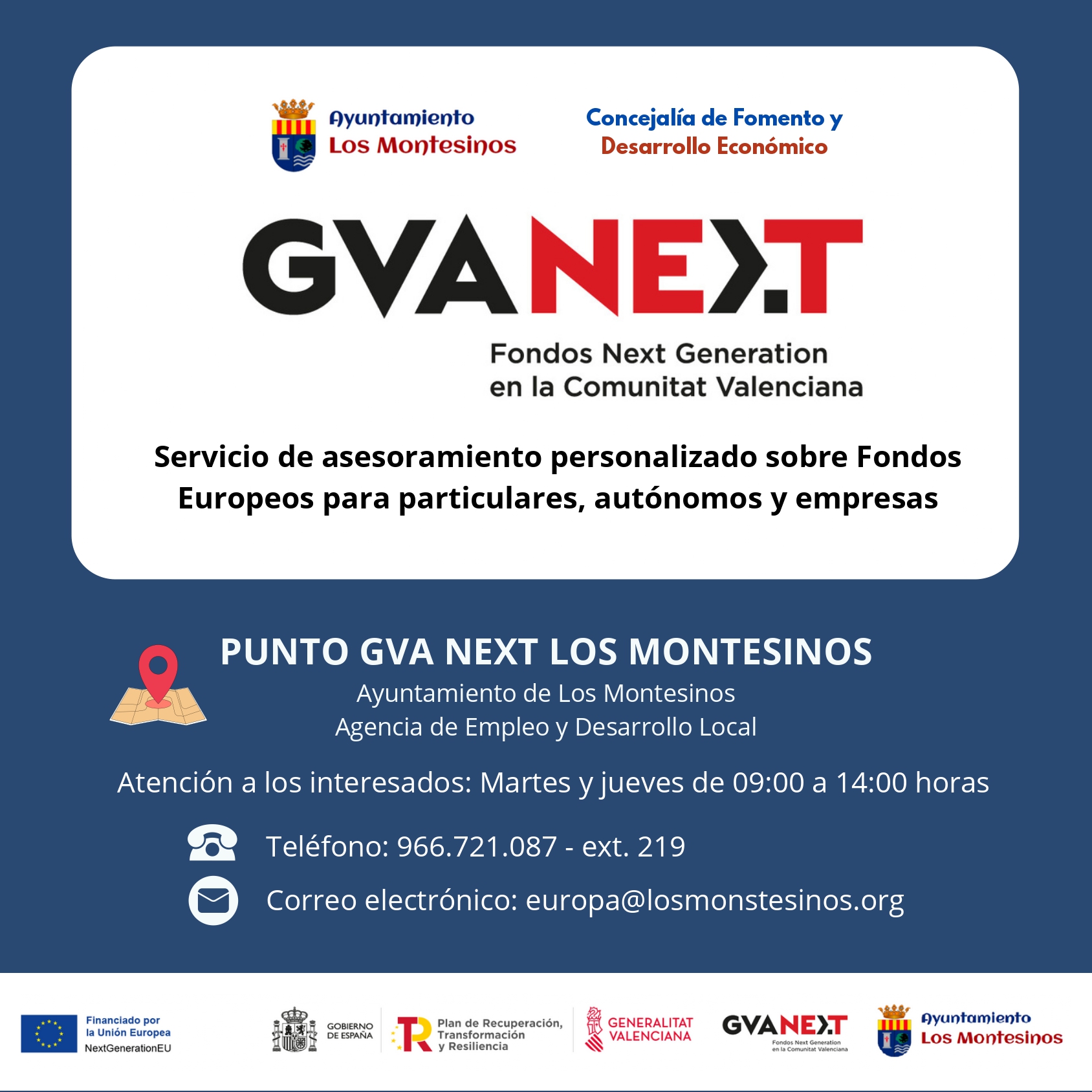 Punto GVANext Los Montesinos