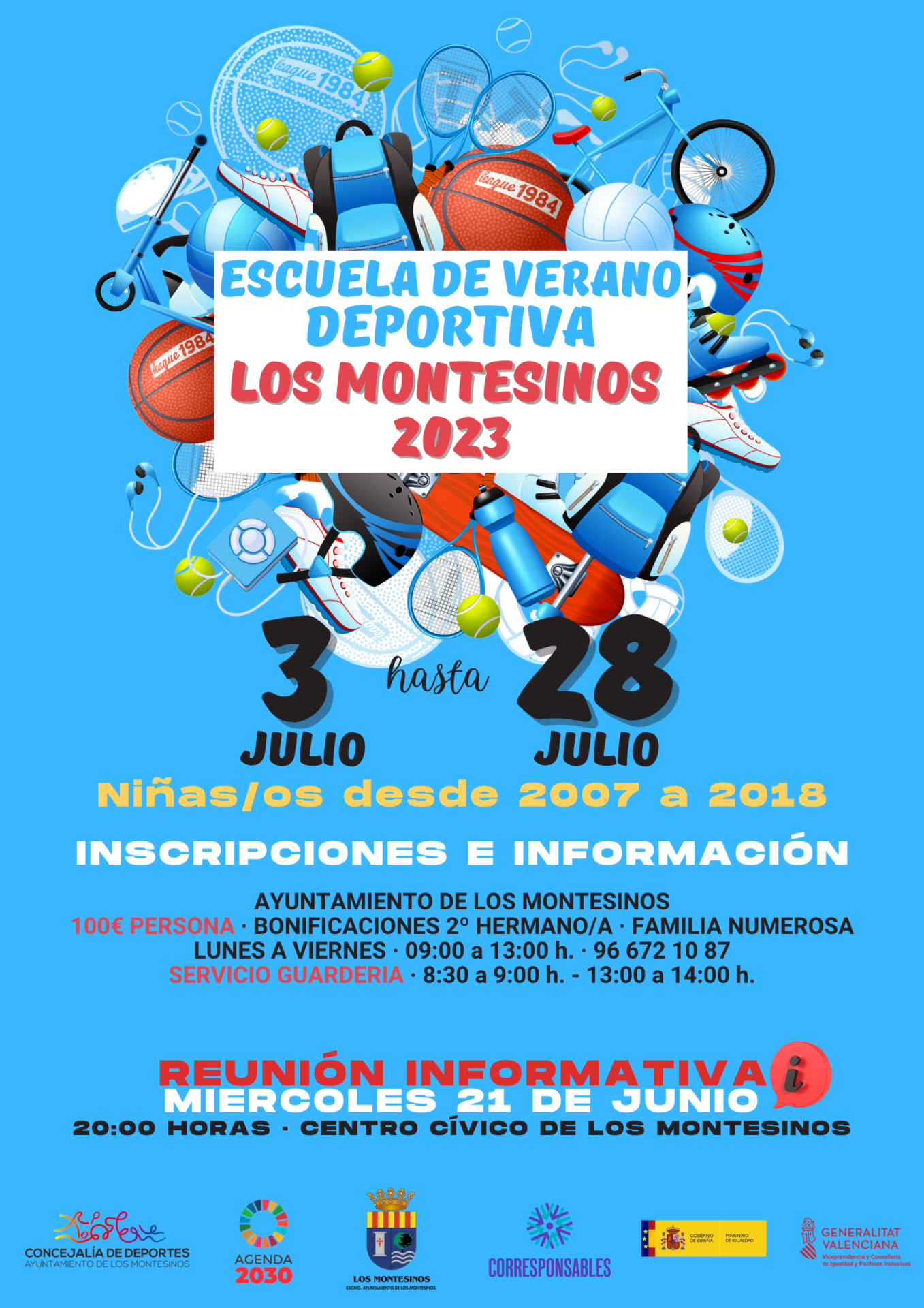 Escuela de Verano Deportiva Los Montesinos