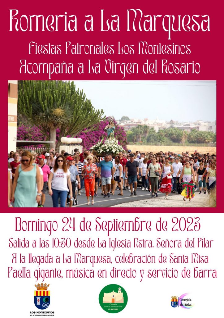 Romería a La Marquesa, Fiestas Patronales de Los Montesinos 2023