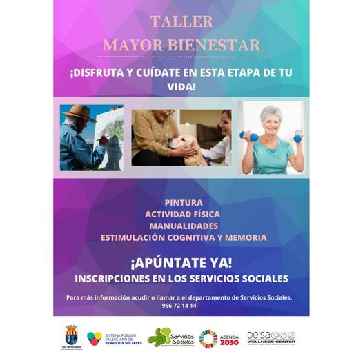 Taller bienestar mayores 2024