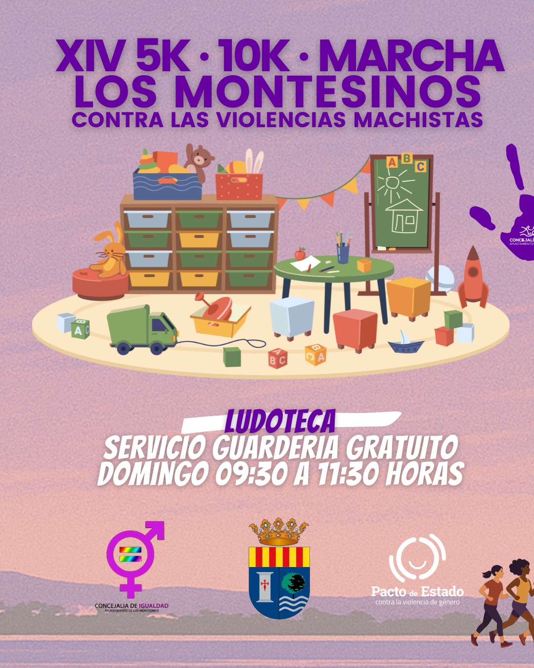 XIV edición 5K - 10K - Marcha- Contra las Violencias Machistas, Los Montesinos 2025