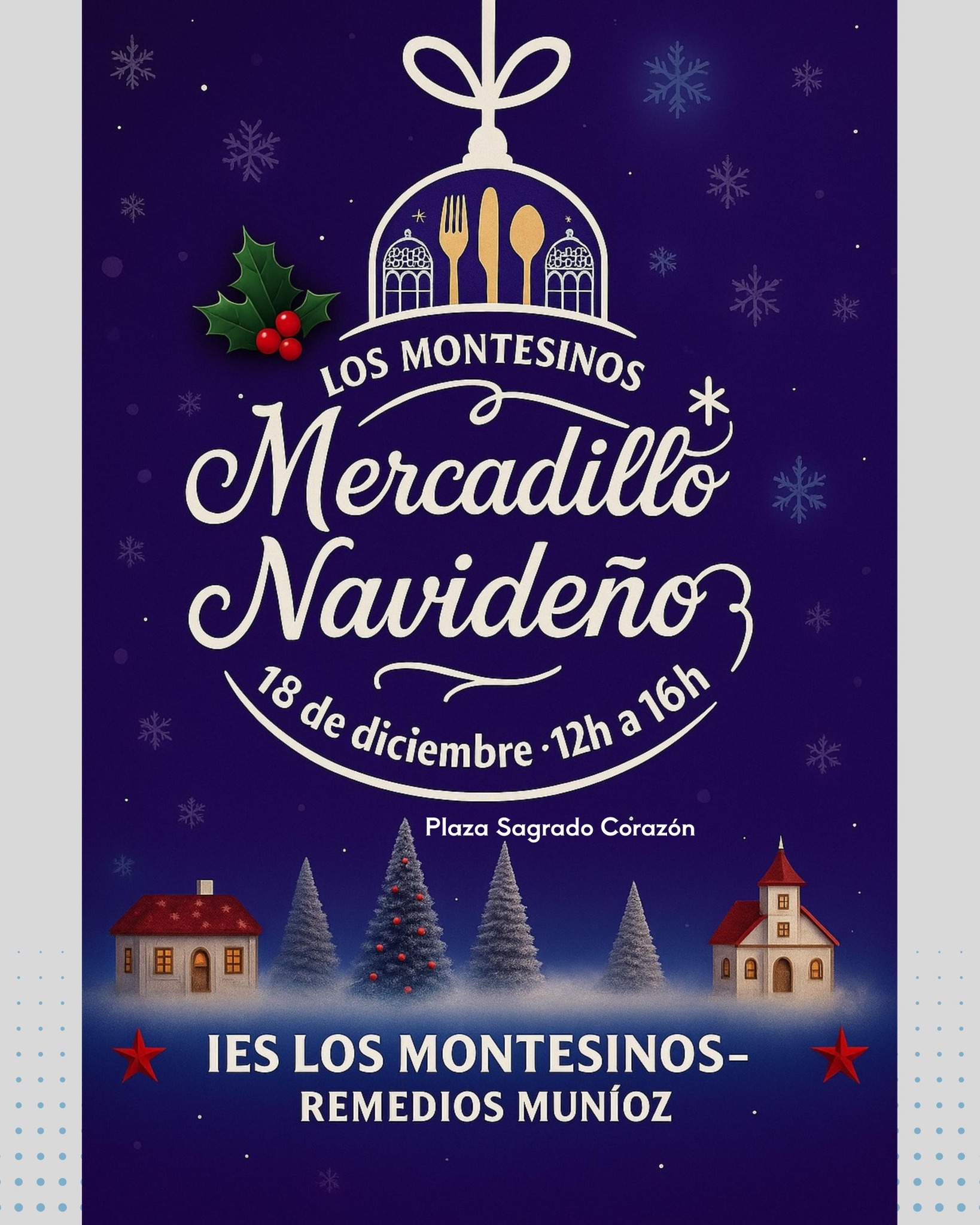 Mercadillo navideño IES Remedios Muñoz 2025