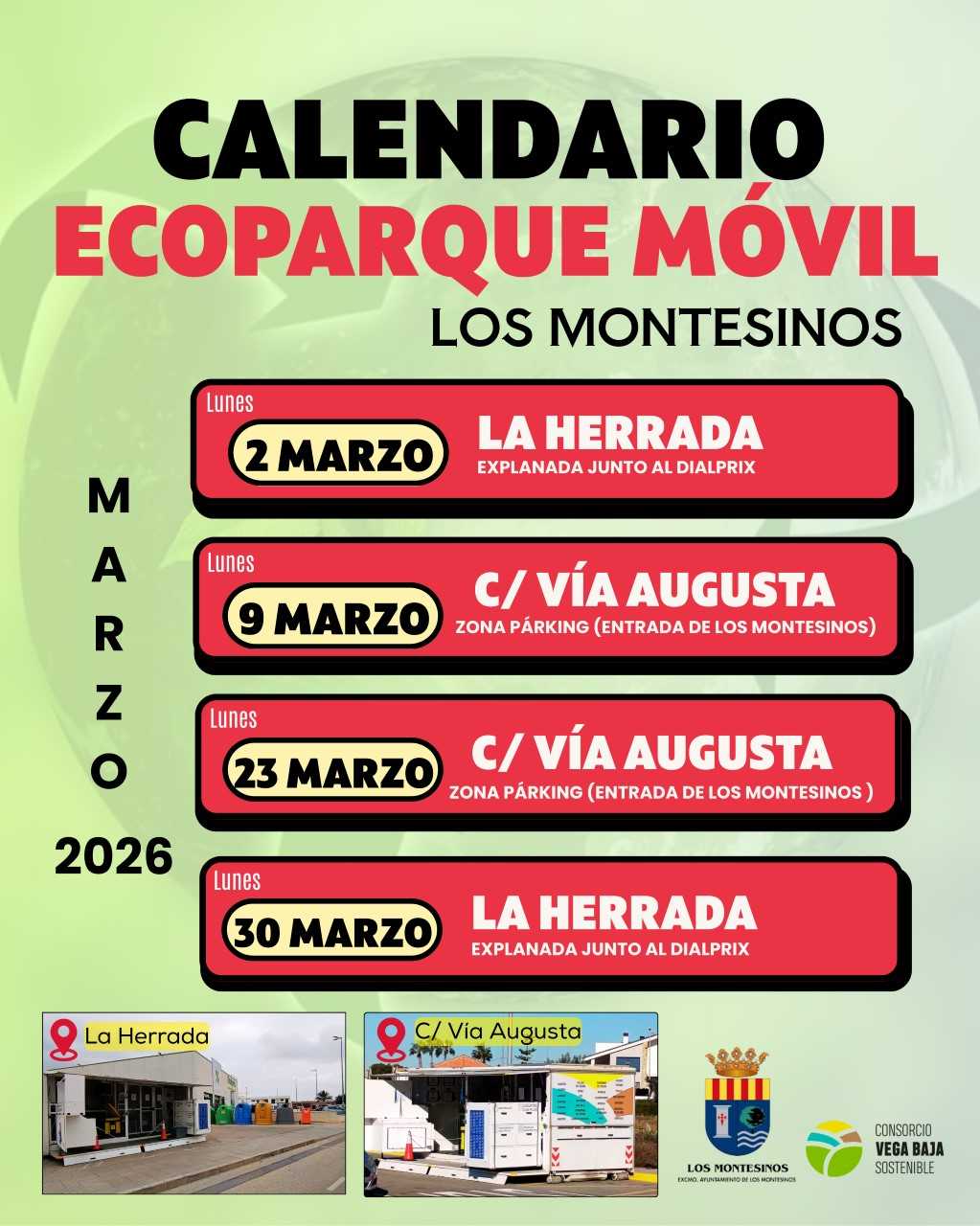 Ecoparque móvil, marzo 2026