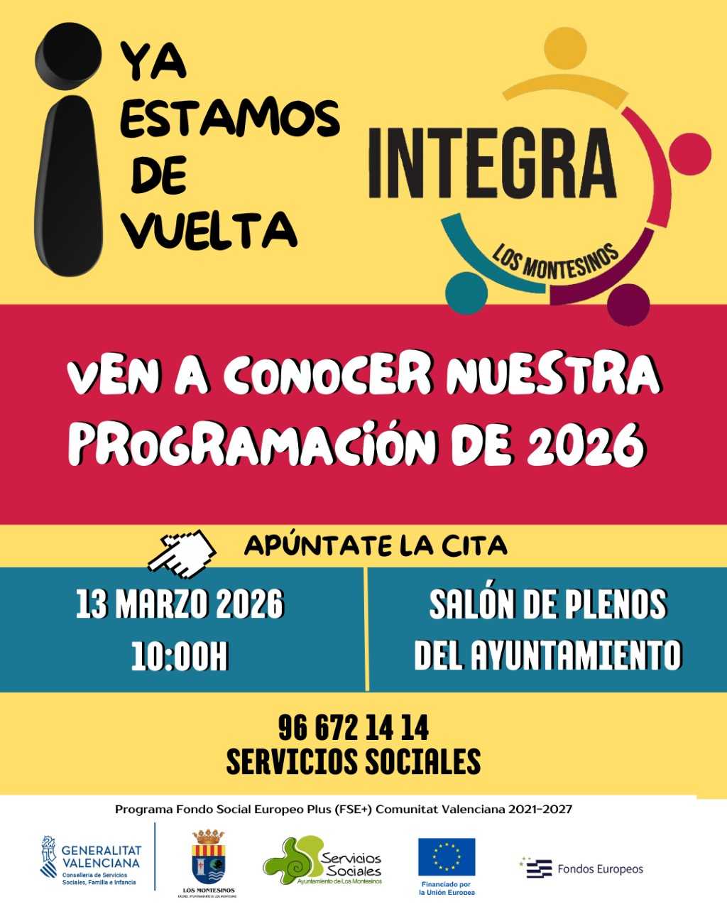 Presentación programación Itinerarios 2026