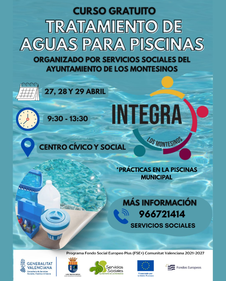 Curso de tratamiento de aguas para piscinas