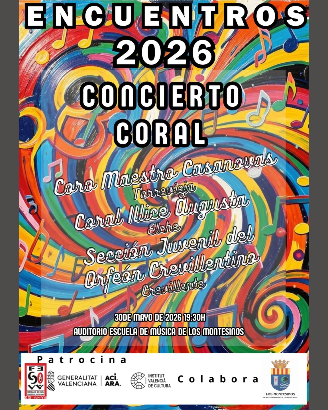Concierto coral 'Encuentros 2026'