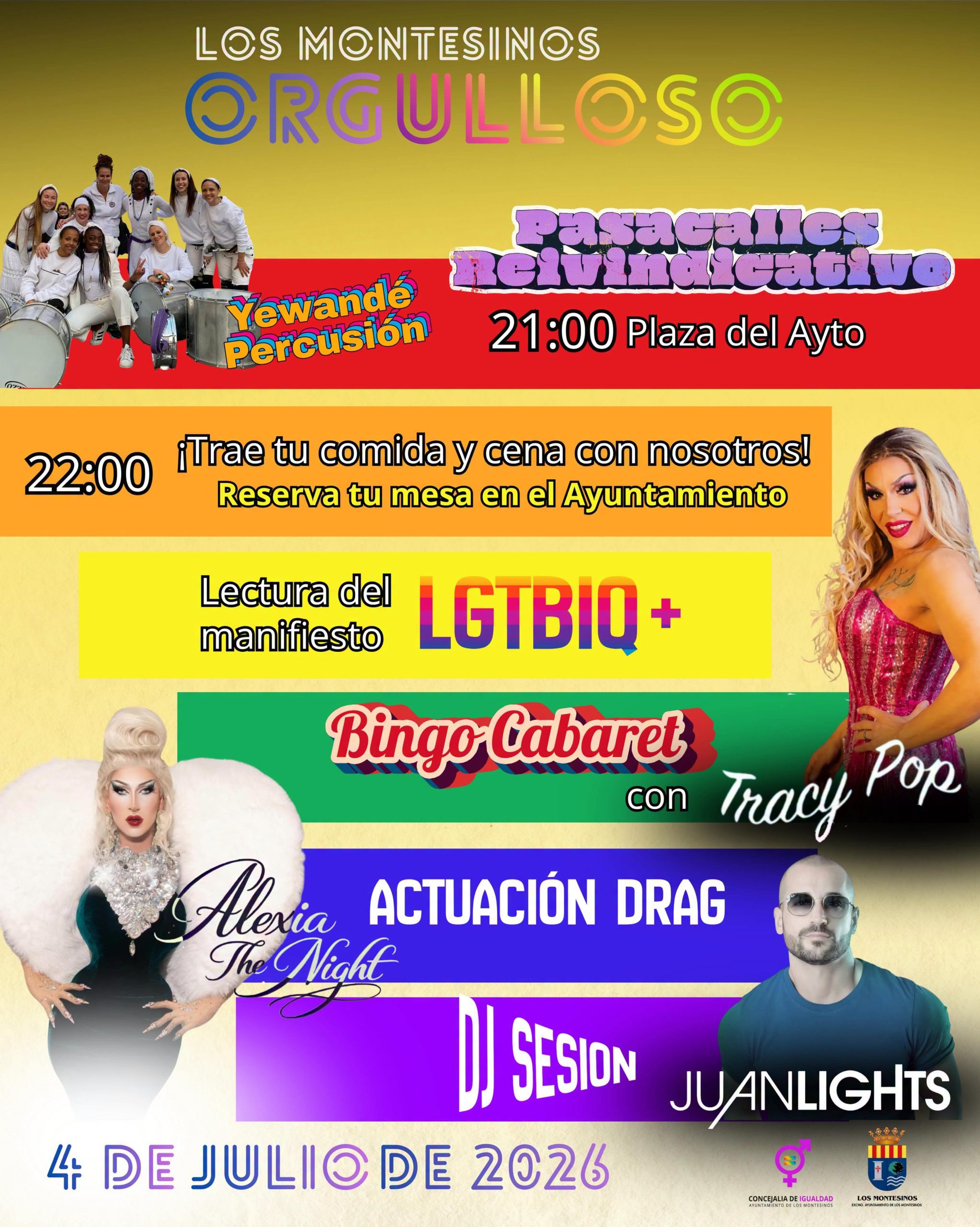 Fiesta LGTBIQ+ Los Montesinos 2026