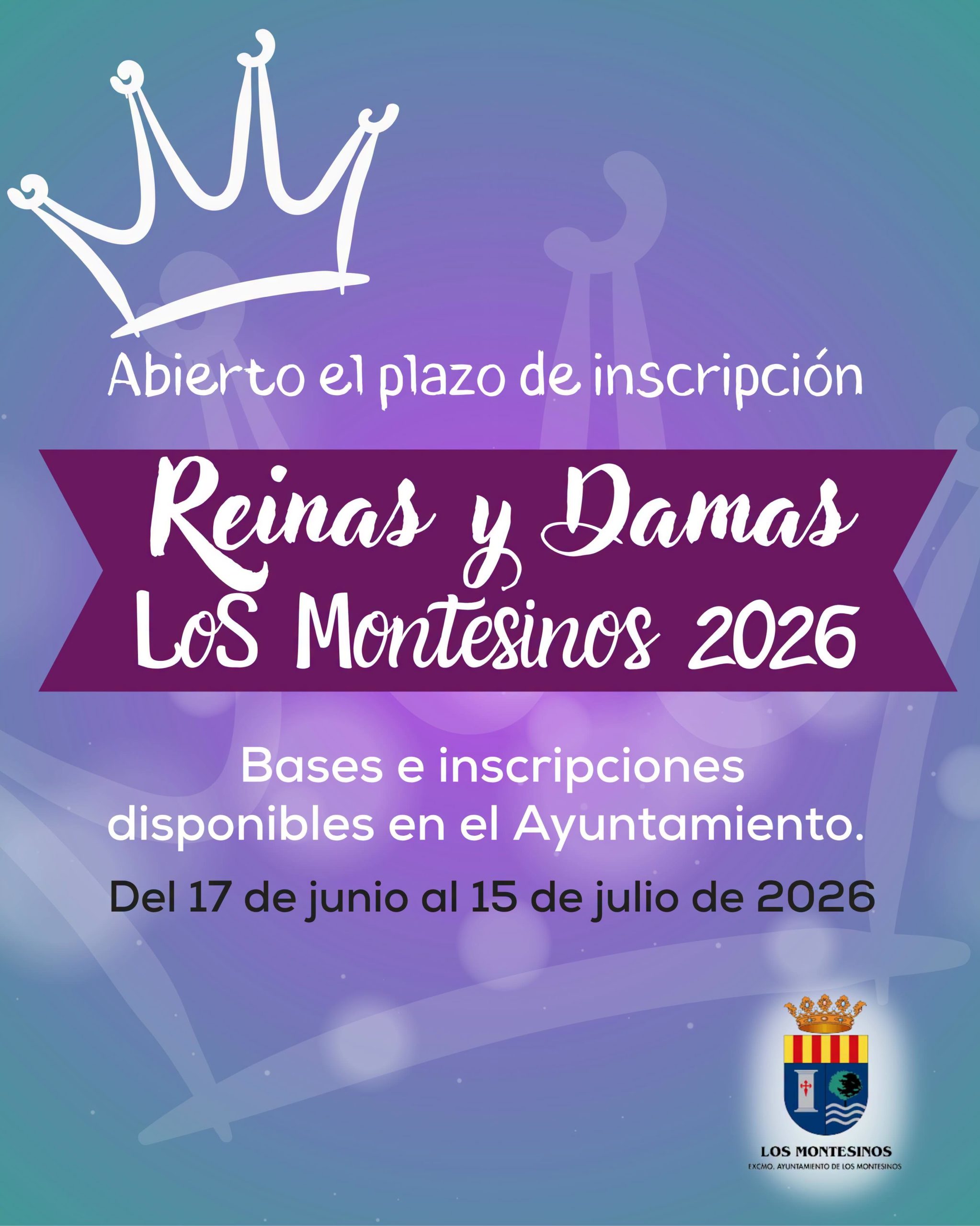 Candidaturas a Reinas y Damas de las Fiestas, Los Montesinos 2026