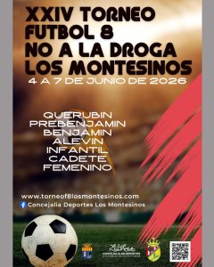XXIV Torneo fútbol NO a la droga, Los Montesinos 2026