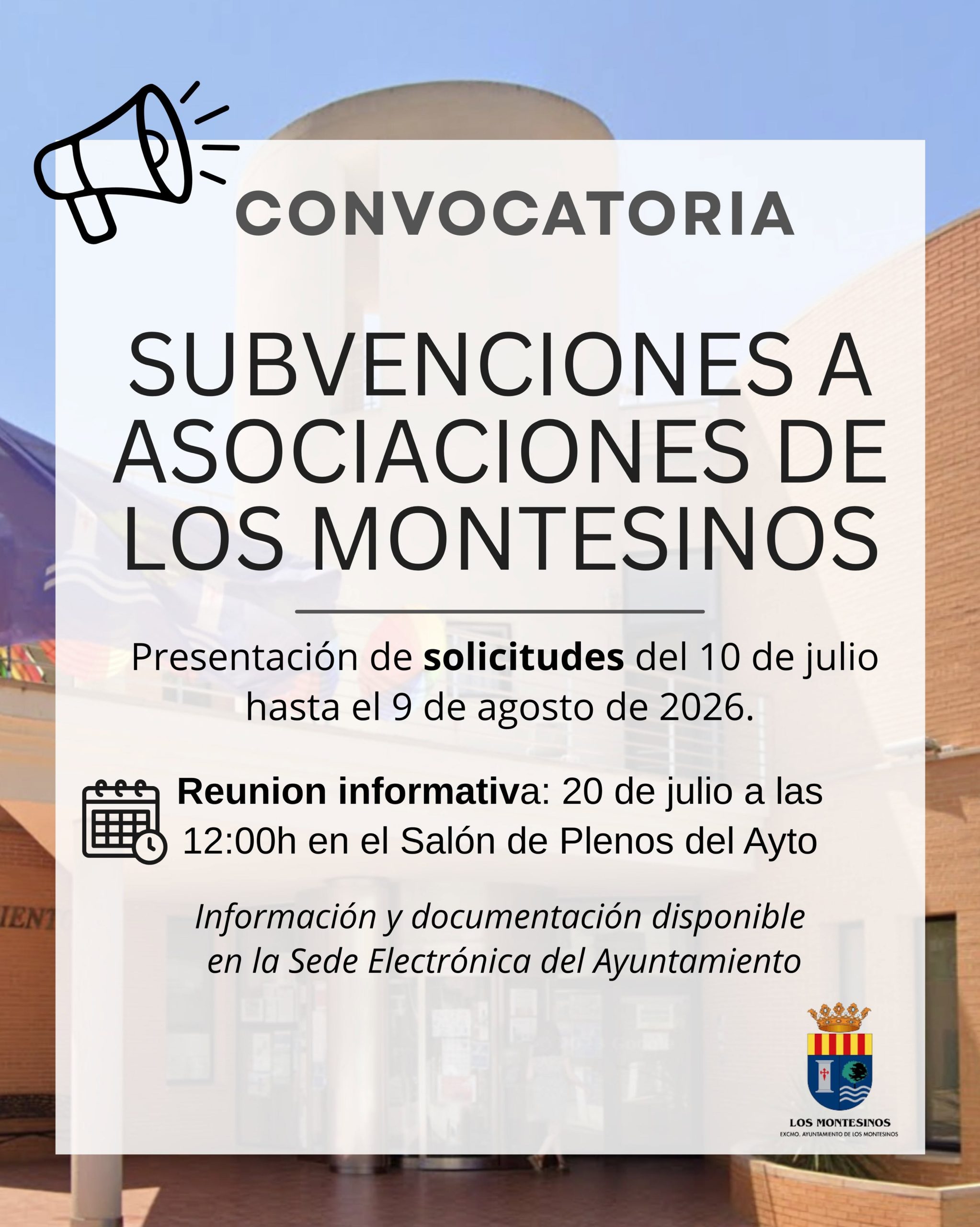 Convocatoria subvenciones asociaciones vecinales 2026