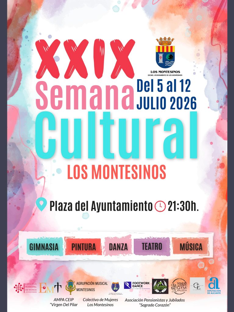 XXIX Semana Cultural de Los Montesinos, 2026