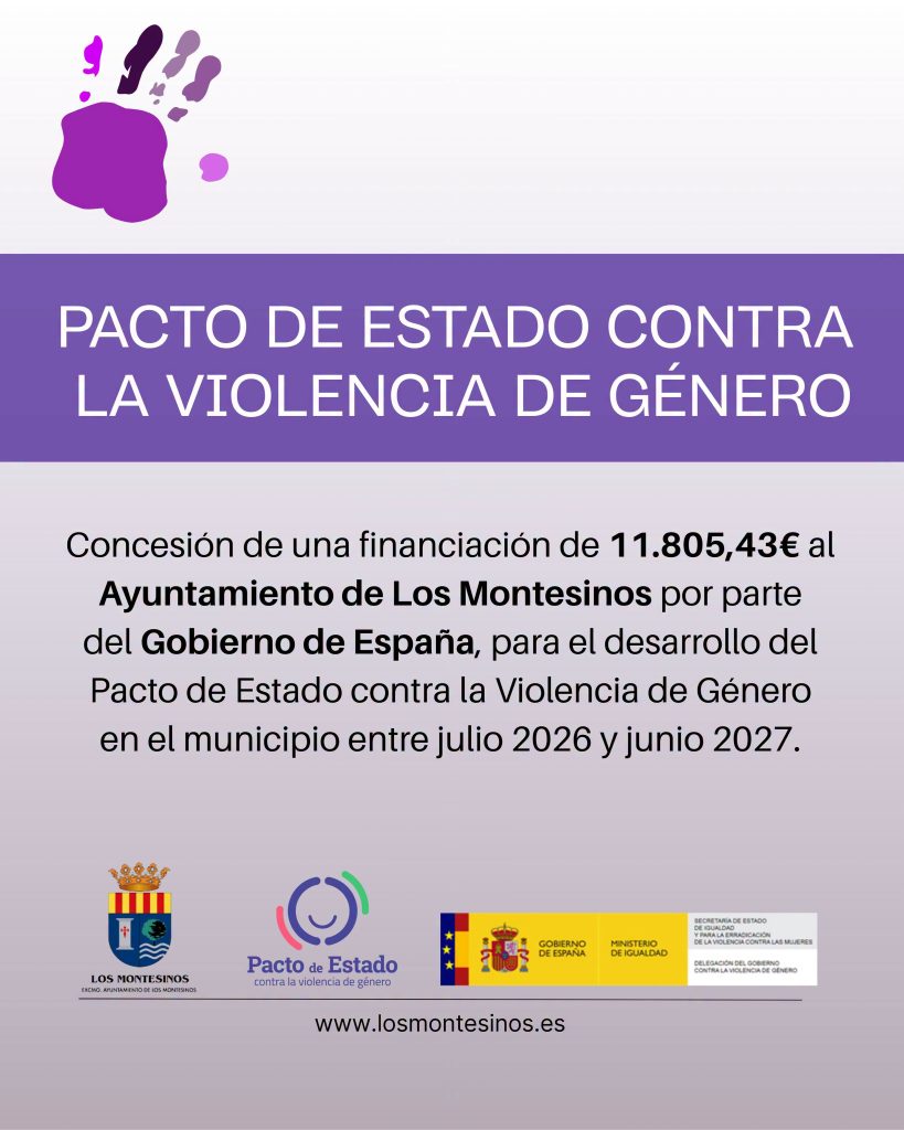Subvención Pacto de Estado Contra la Violencia de Género, 2026-2027