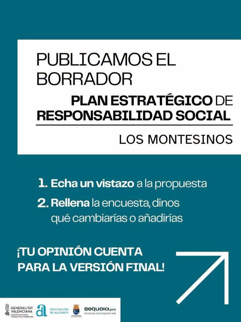 Borrador Plan Estratégico de Responsabilidad Social, Los Montesinos 2026