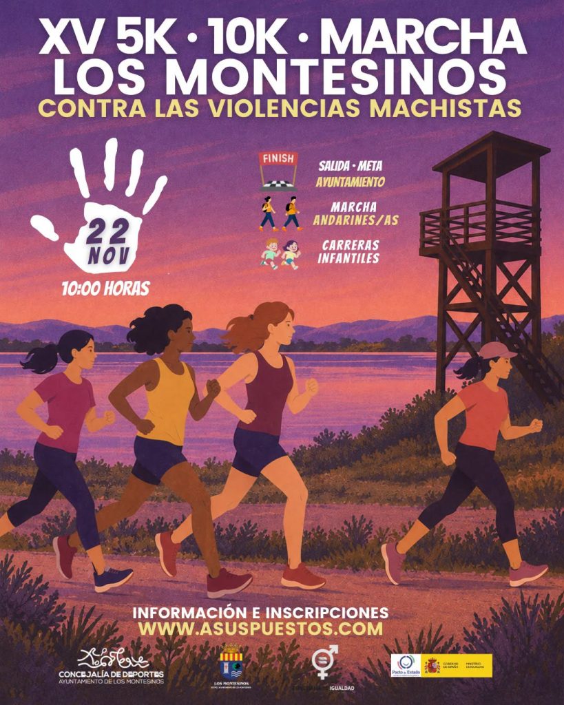 XV edición: 5k y 10k Contra las Violencias Machistas, 2026